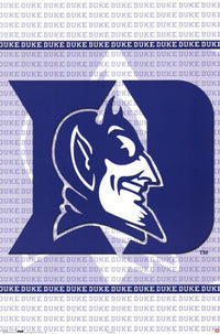 Duke Blue Devils Logo Poster Print - 24x36 Rolled Art