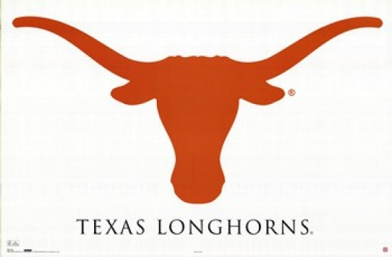 Texas Logo Poster Print showcasing the bold Texas design