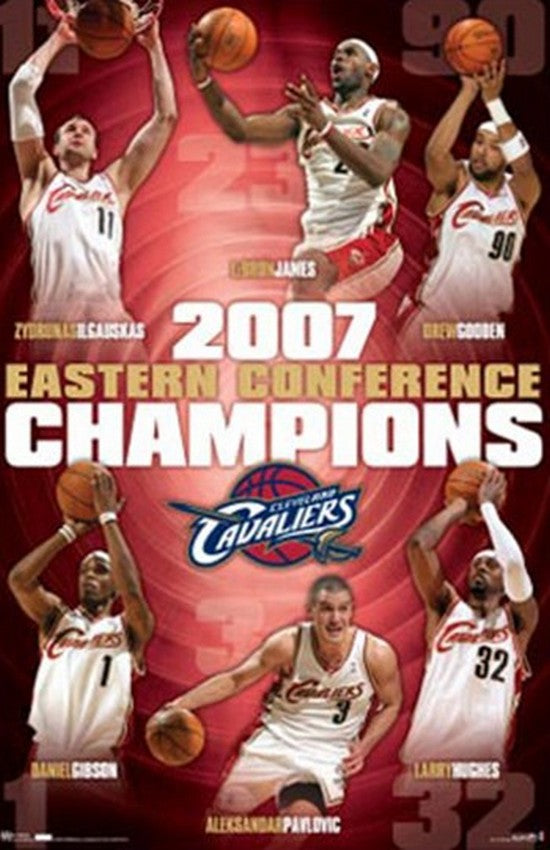 NBA Eastern Conference Champions 2007 Poster Print 24x36