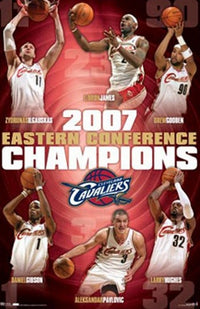 NBA Eastern Conference Champions 2007 Poster Print 24x36