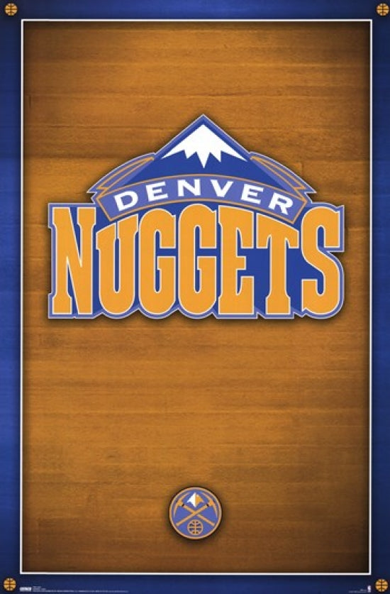 Nuggets Logo Poster Print showcasing vibrant team colors and design.