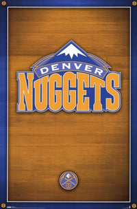 Nuggets Logo Poster Print showcasing vibrant team colors and design.