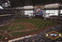 Milwaukee Brewers Miller Park Poster Print showcasing the iconic stadium.