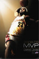 LeBron James 2009 MVP Poster Print showcasing his basketball excellence.