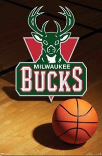 Milwaukee Bucks Logo 2008 Poster Print in vibrant colors.