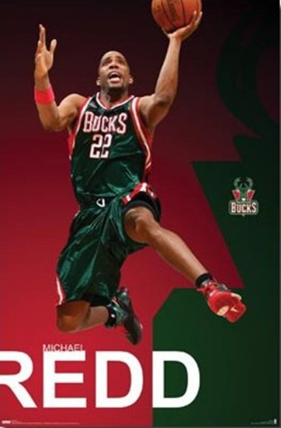 Milwaukee Bucks Michael Redd 2008 Poster Print