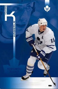 Tomas Kaberle Maple Leafs Poster Print showcasing action on the ice.