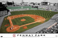 Red Sox Fenway Park Poster Print showcasing iconic baseball venue.