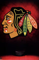 Chicago Blackhawks 2009 Logo Poster Print, showcasing the iconic team logo.