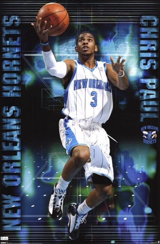 Chris Paul 2009 New Orleans Hornets Poster Print, 24x36 inches