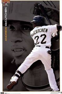 Pirates - A McCutchen 10 Poster Print showcasing baseball action.