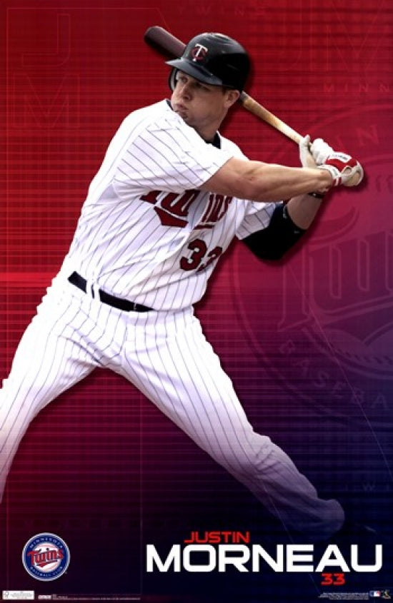 Twins J. Morneau Poster Print - 24 x 36