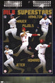 MLB Superstars Poster Print showcasing iconic baseball players