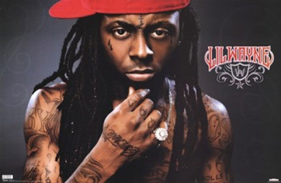 Lil Wayne Tats Poster Print - 36x24 Rolled Art