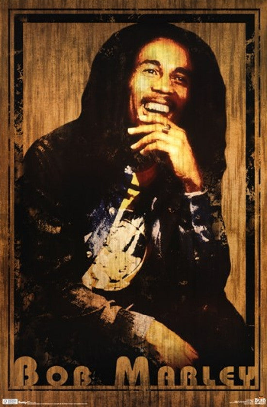 Bob Marley Retro Poster Print - 24x36