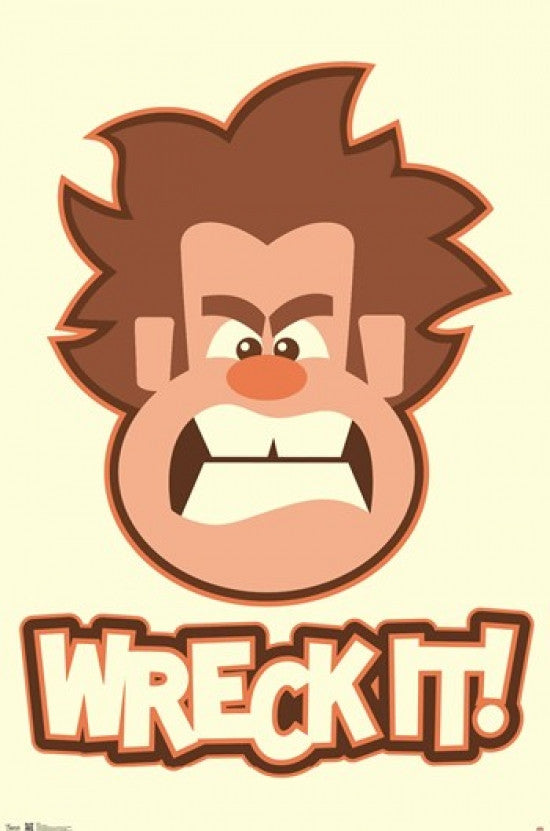 Wreck-It Ralph Movie Poster Print - 24x36 Rolled Poster