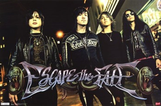 Escape The Fate Group Light Rolled Poster Print 36x24