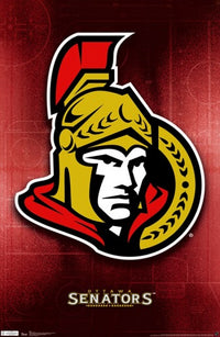 Senators Logo Poster Print 24x36 inches featuring vibrant colors.