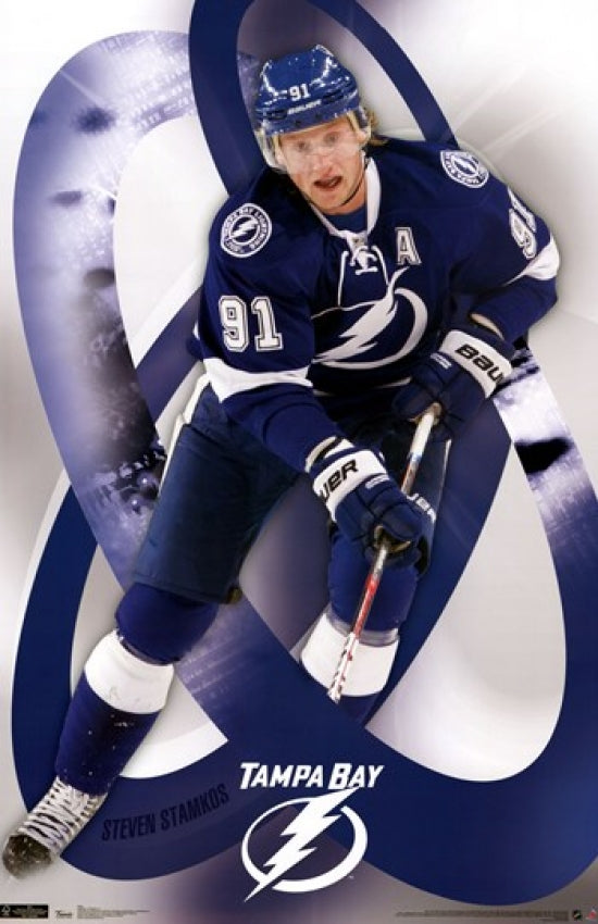 Lightning - S Stamkos Poster Print (22x34) showcasing vibrant hockey action.