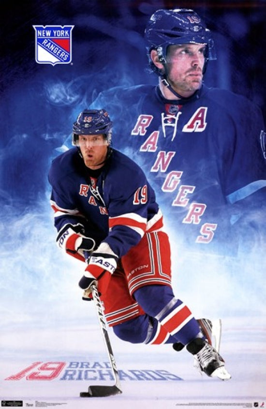 New York Rangers B. Richards Poster Print 24x36