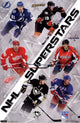 NHL Superstars Poster Print showcasing iconic hockey players, 24 x 36 inches.
