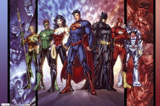 Justice League - 52 Poster Print (36x24) - Rolled Poster