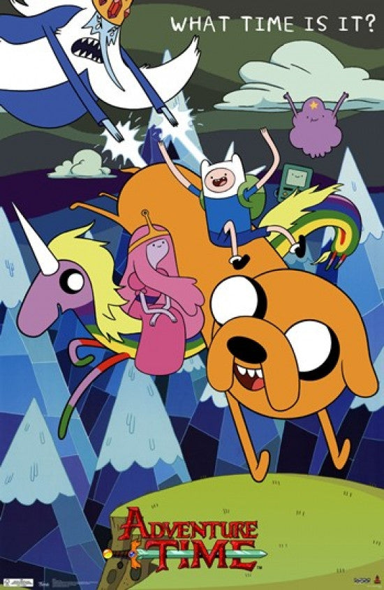 Adventure Time What Time Is It Poster Print - 22x34