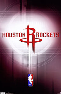 Houston Rockets Logo Poster Print 24x36 - NBA Team Spirit