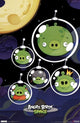 Angry Birds Space - Pigs Rolled Poster Print
