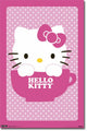 Hello Kitty Teacup Poster Print - 22x34 Rolled Print