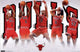 Chicago Bulls 2011 Team Poster Print showcasing the team's logo and colors.