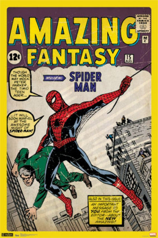 Spider-Man Cover Poster Print (24x36) - Rolled Poster