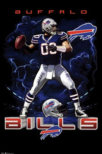 Buffalo Bills Quarterback 2012 Poster Print showcasing vibrant colors and dynamic imagery.