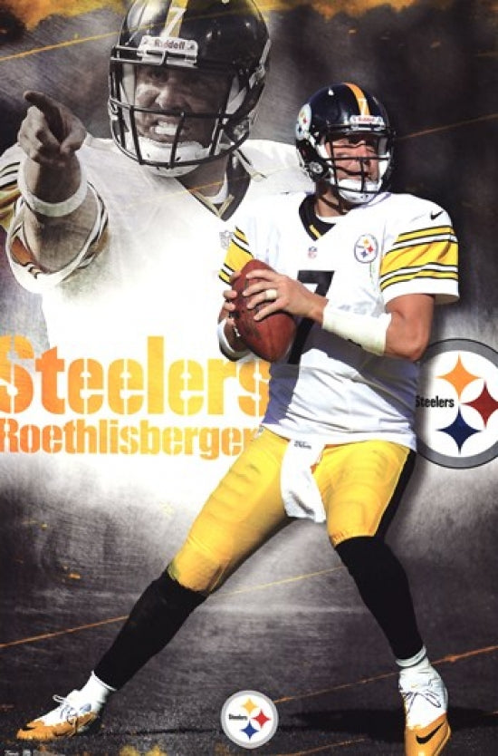 Ben Roethlisberger Pittsburgh Steelers Poster Print