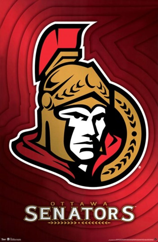 Senators Logo Poster Print in vibrant colors, 22x34 size.