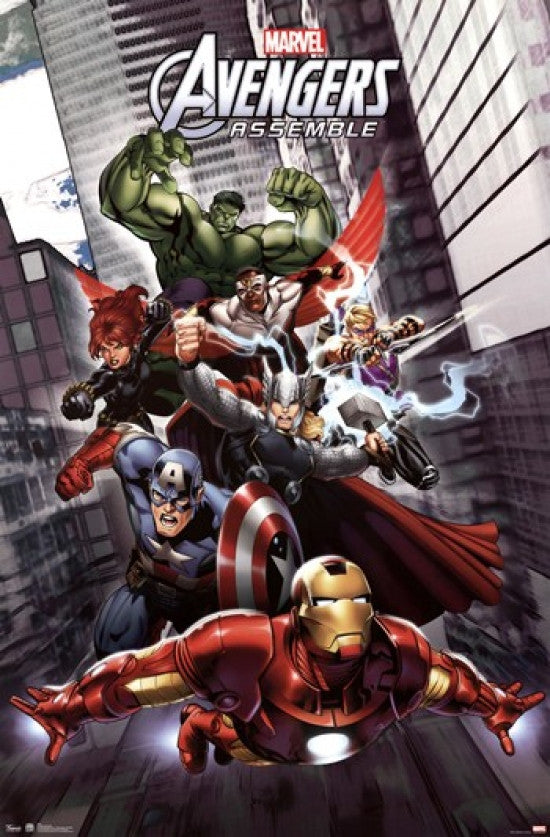 Marvel Avengers Assemble Rolled Poster Print