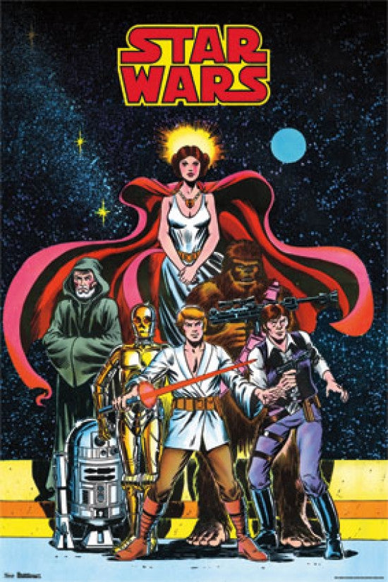 Star Wars Comic Poster Print (24x36) - Rolled Poster