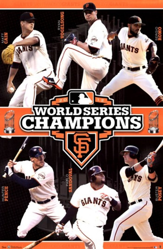 2012 San Francisco Giants World Series Champions Poster Print