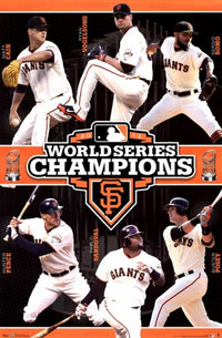 2012 San Francisco Giants World Series Champions Poster Print