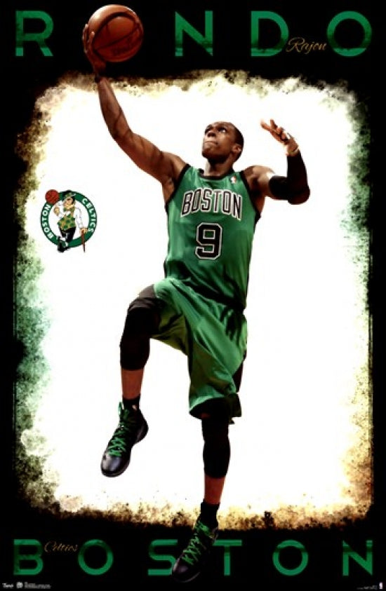 Boston Celtics Rajon Rondo 2012 Poster Print