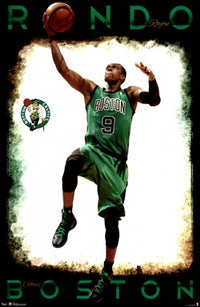 Boston Celtics Rajon Rondo 2012 Poster Print