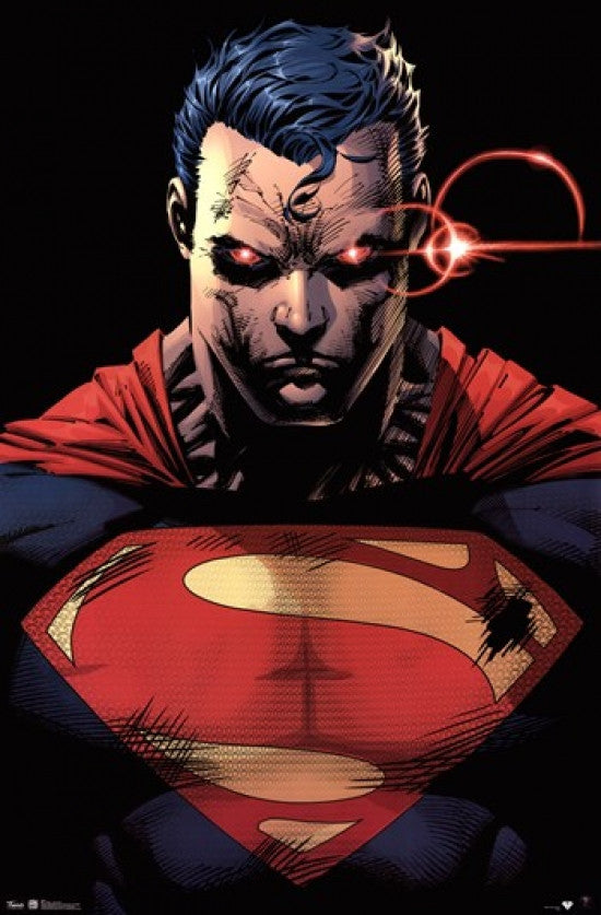 Man of Steel - Heat Vision Rolled Poster Print (24x36)