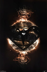 Man of Steel Logo Poster Print - 24x36 Rolled Poster