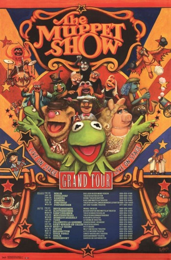 Muppets Most Wanted Grand Tour Poster Print 24x36