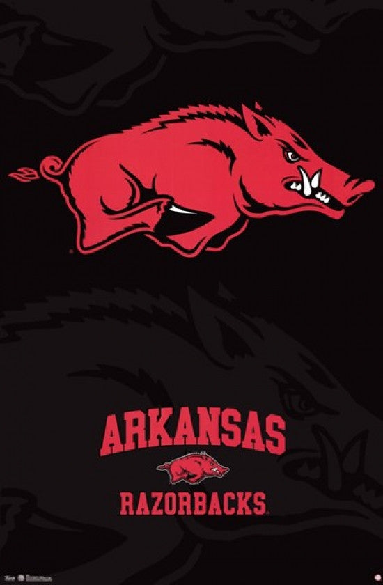 University of Arkansas - Logo 13 Rolled Poster Print