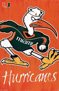 University of Miami Logo 13 Poster Print - 24x36