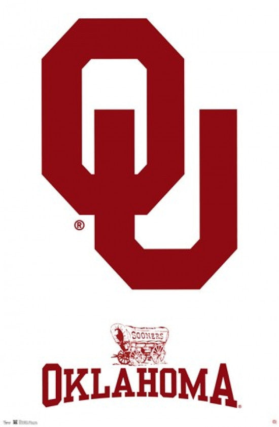 University of Oklahoma Logo 13 Poster Print - 22x34