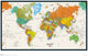 World Map 09 Poster Print showcasing vibrant colors and intricate details.