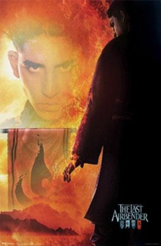 The Last Airbender Fire Poster Print showcasing vibrant colors.