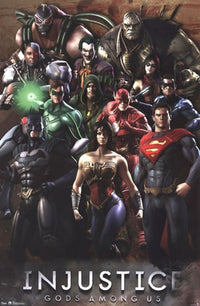 Injustice Gods Among Us - Grid Rolled Poster Print